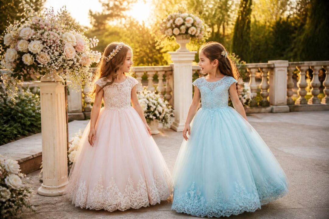 scopri come e quando indossare abiti lunghi in tulle e pizzo per bambina alle cerimonie, combinando eleganza e comfort per ogni occasione speciale.